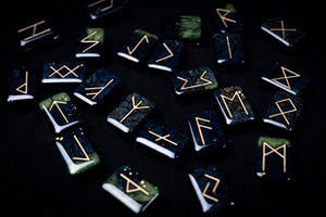 Resin futhark runes